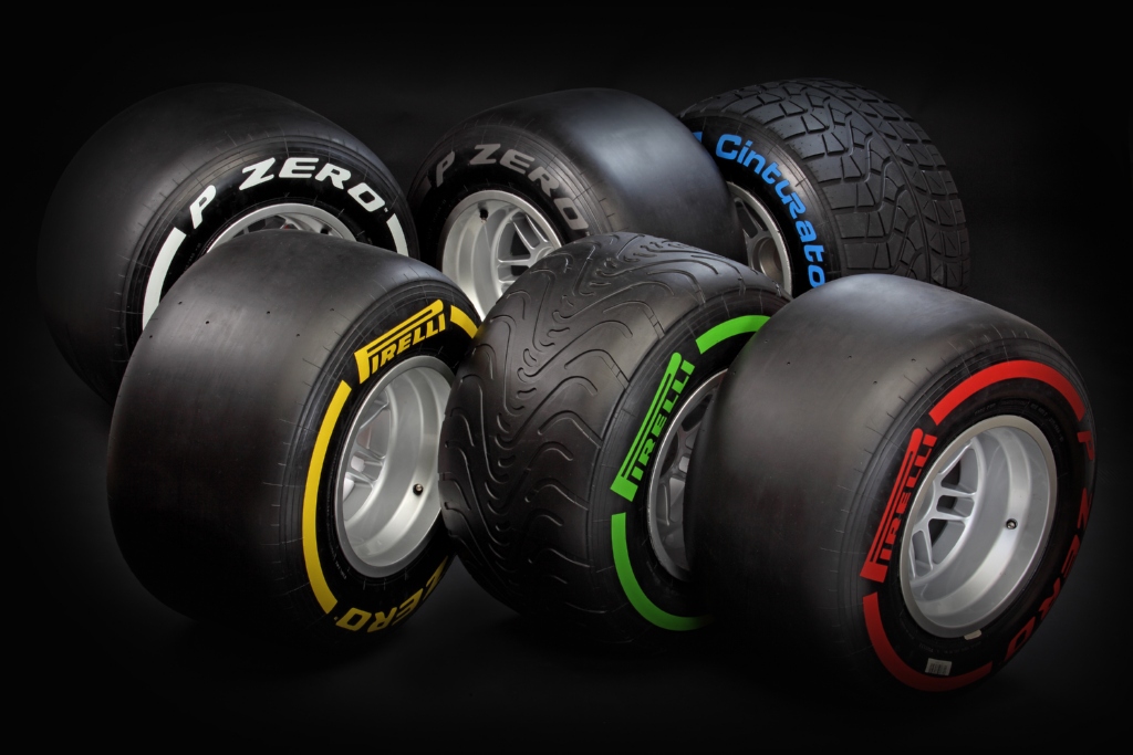 Pirelli F1 gume za 2012; Izvor: Pirelli media