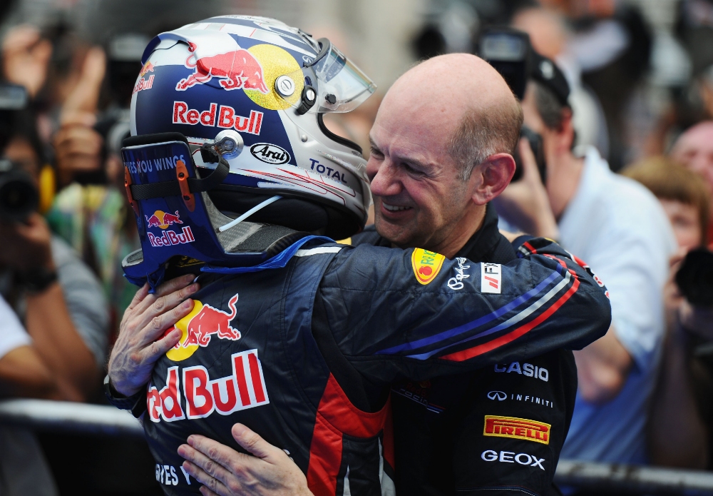 Sebastian Vettel i Adrian Newey, izvor: Red Bull media