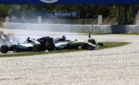 Udes Nica Rosberga i Lewisa Hamiltona u prvom krugu utrke, VN Španjolske.